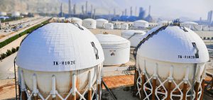 تاسیسات مجتمع پتروشیمی نوری (برزویه) عسلویه - مجهز به سیستم اعلام حریق آدرسپذیر تک لاد.
